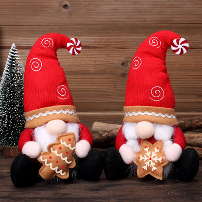 Nordic Christmas Gnome Doll | Faceless Rudolf Elf Ornament Gnome Decor eprolo