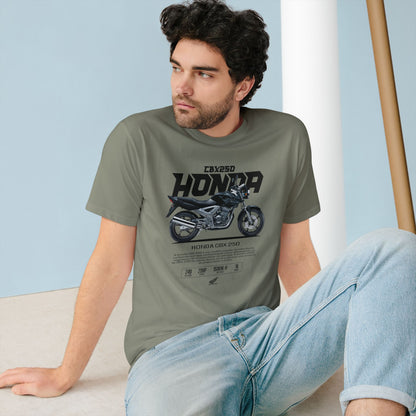 Honda CBX250 Motorcycle T-Shirt | Vintage Bike Graphic Tee - CreativeRino