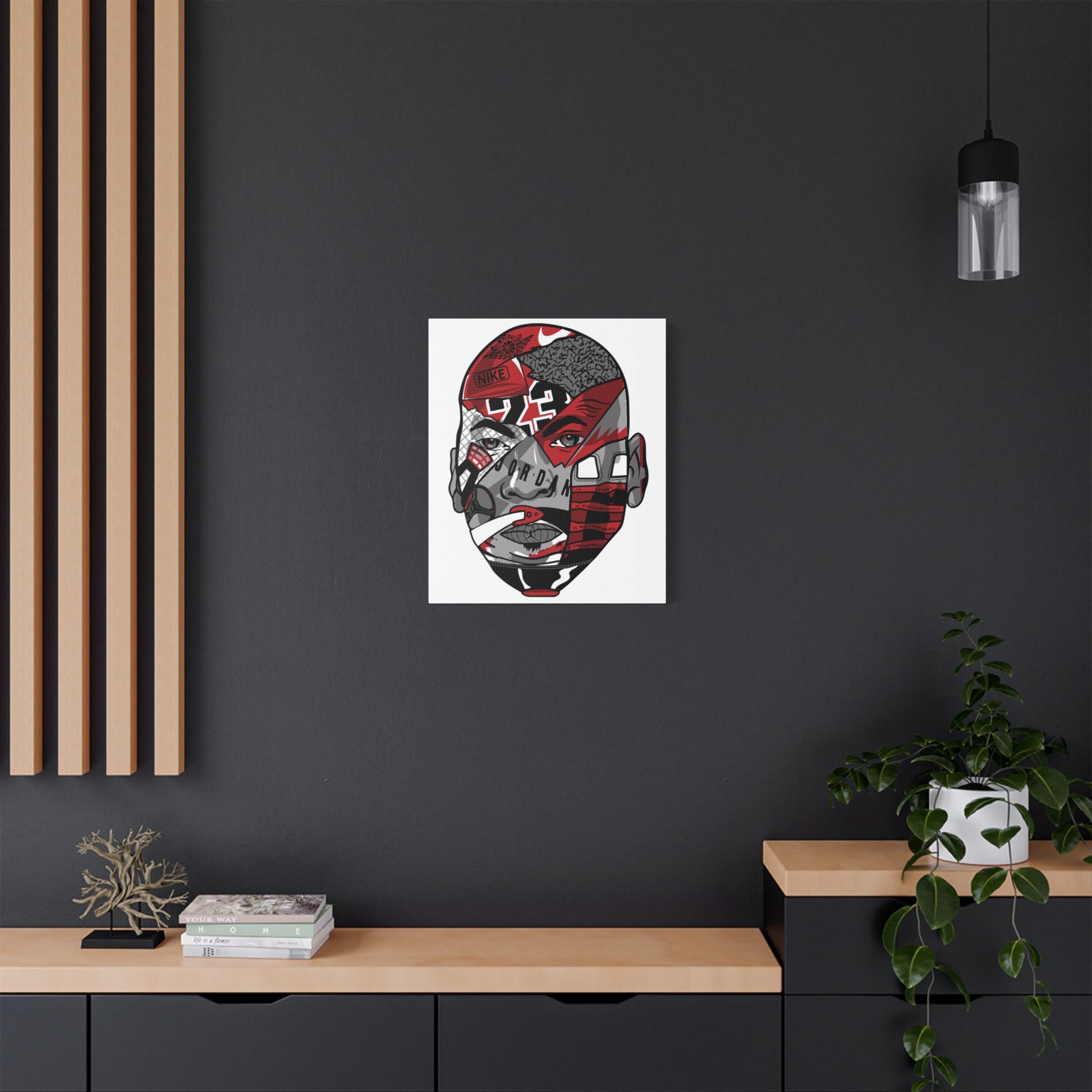 Michael Jordan Satin Canvas Art: Inspired by Basketball Legends - CreativeRino
