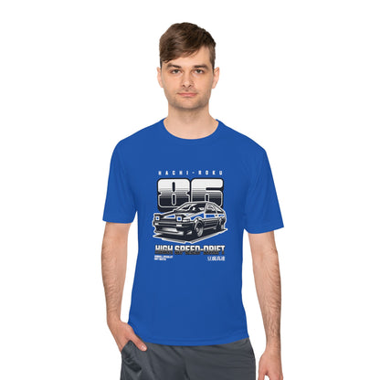 High Speed Drift Unisex Moisture Wicking Tee - Perfect T-shirt for Car Lovers! - CreativeRino