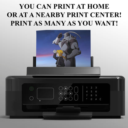 Fullmetal Alchemist  Birthday Invitation Template - CreativeRino
