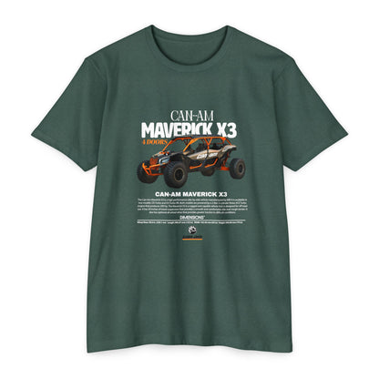 CAN-AM MAVERICK X3 Unisex CVC Jersey T-Shirt | Off-Road Adventure Apparel - CreativeRino