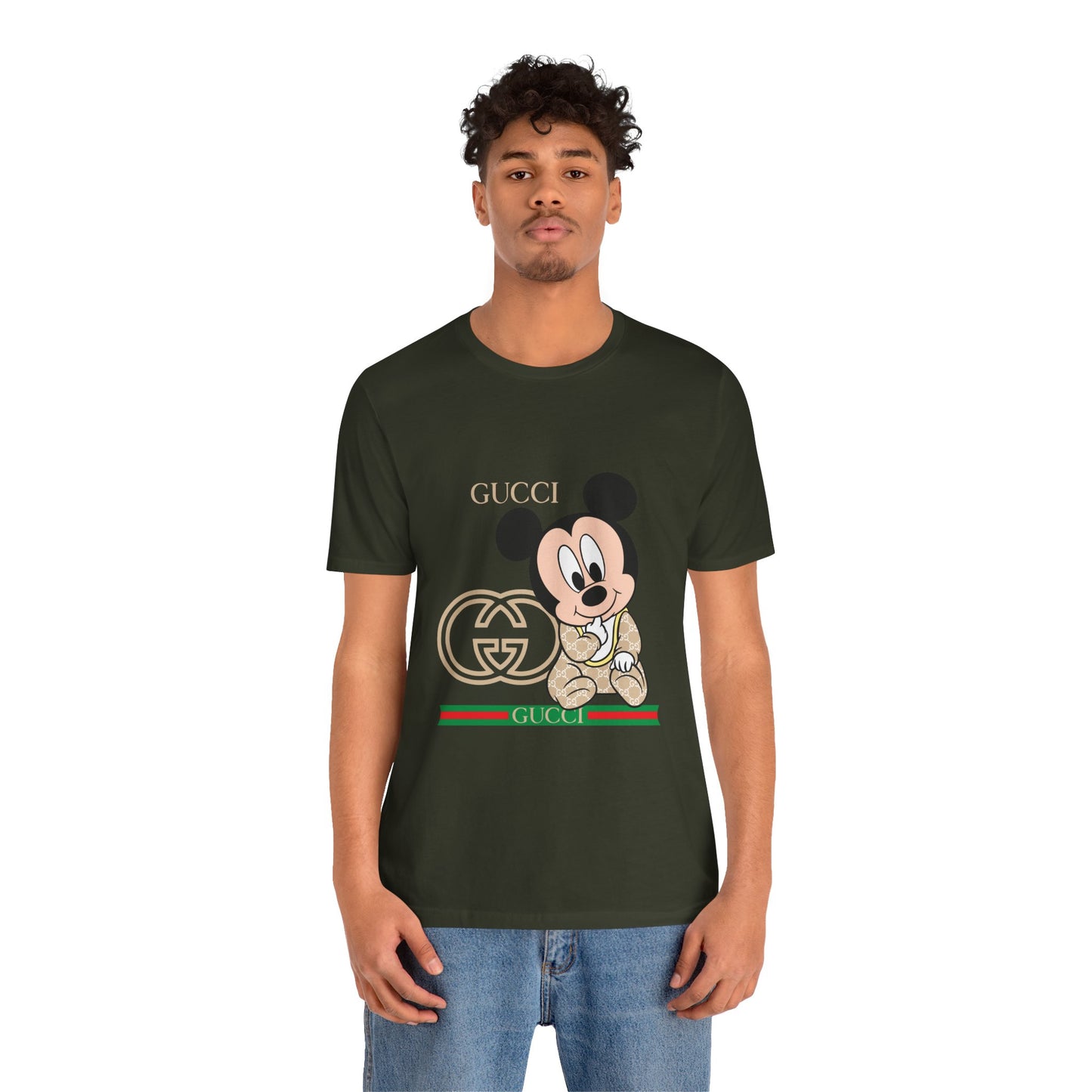 Mickey Mouse Gucci Tee - Unisex Short Sleeve T-shirt - CreativeRino