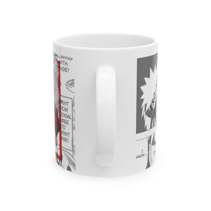 Anime-Inspired Ceramic Mug with Sage Quotes - Perfect Gift for Fans - CreativeRino