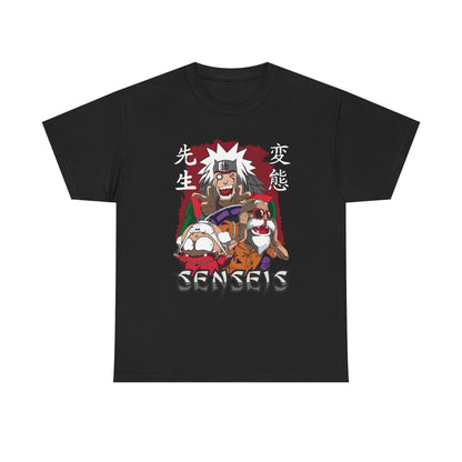 Anime Sensei Unisex Heavy Cotton Tee - Naruto T-shirt - CreativeRino