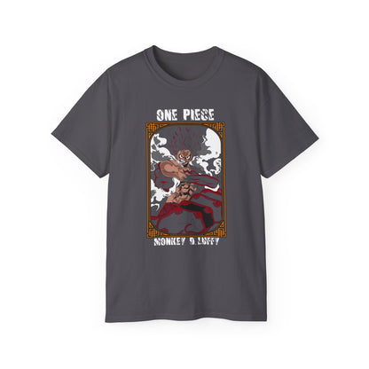 One Piece Monkey D. Luffy Tee - Unisex Ultra Cotton T-shirt for Anime Fans - CreativeRino