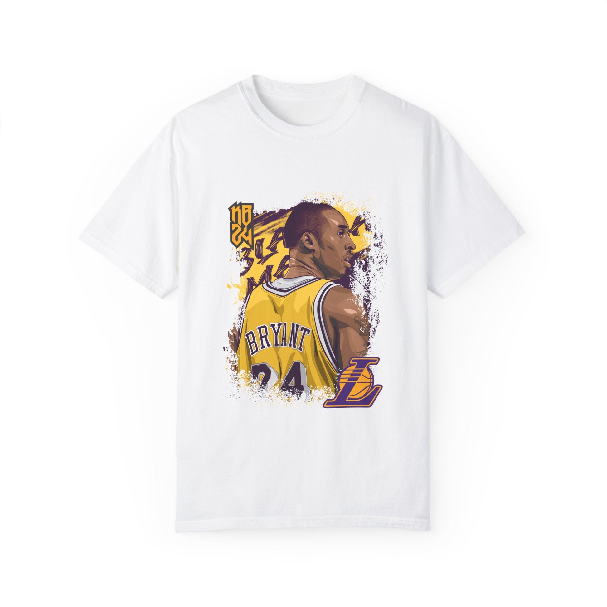 Kobe Bryant Tribute Unisex Garment-Dyed T-shirt Basketball Tee - CreativeRino