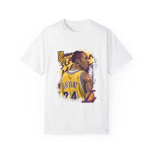 Kobe Bryant Tribute Unisex Garment-Dyed T-shirt Basketball Tee - CreativeRino
