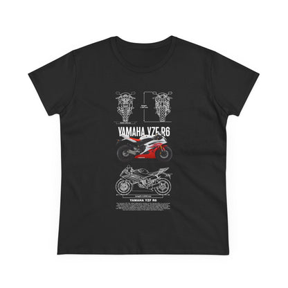 Yamaha YZF-R6 Graphic Tee for Motorcycle Enthusiasts - CreativeRino