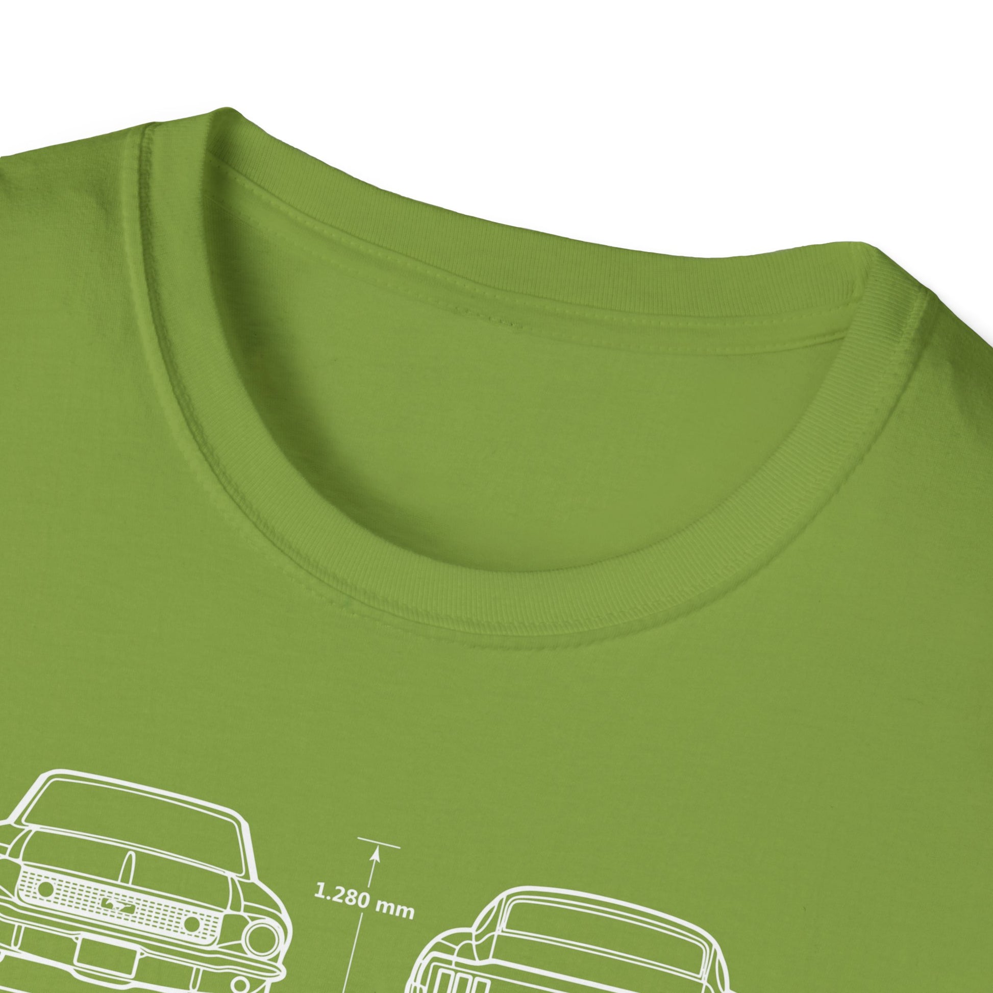 Ford Mustang Shelby GT350 Unisex Softstyle T-Shirt - Car Lovers Tee - CreativeRino