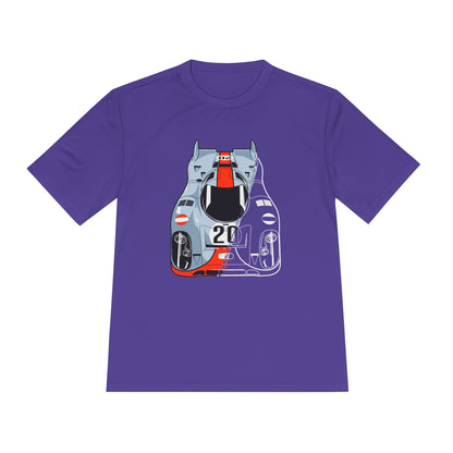 Racing Graphic Moisture Wicking Tee - Unisex Sportswear for Car Enthusiasts - CreativeRino