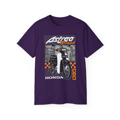 Honda Astrea Grand Motorcycle Unisex Ultra Cotton Tee - Retro Bike Graphic T-Shirt - CreativeRino