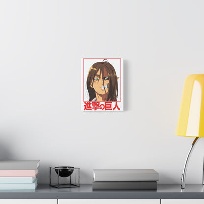 Anime Art Canvas Print - Attack on Titan Character Wall Decor - CreativeRino