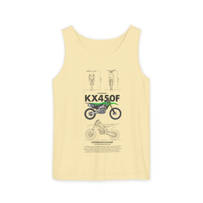Kawasaki KX450F Motorcycle Graphic Unisex Tank Top - Perfect Tank Top for Riders and Outdoor Enthusiasts - CreativeRino