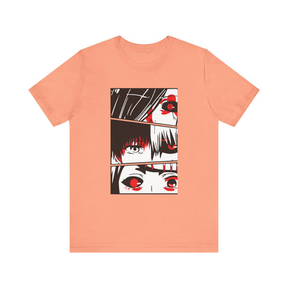 Eye-Catching Unisex Anime Tee - Stylish Graphic Design for Tokyo Ghoul Fans - CreativeRino