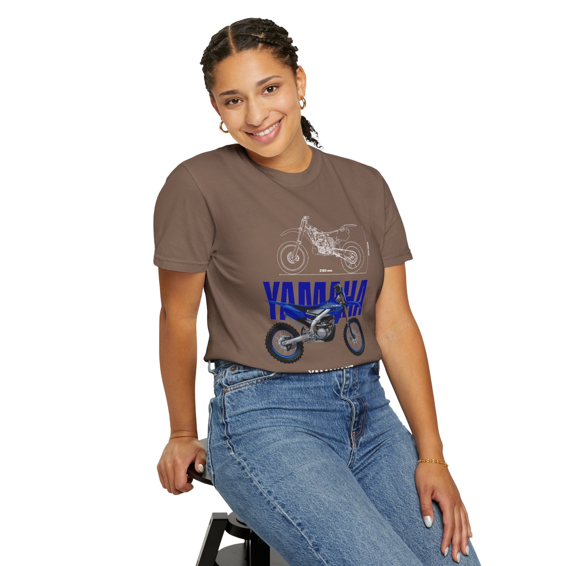 Yamaha YZ Unisex Garment-Dyed T-shirt - Rev Your Heart - CreativeRino