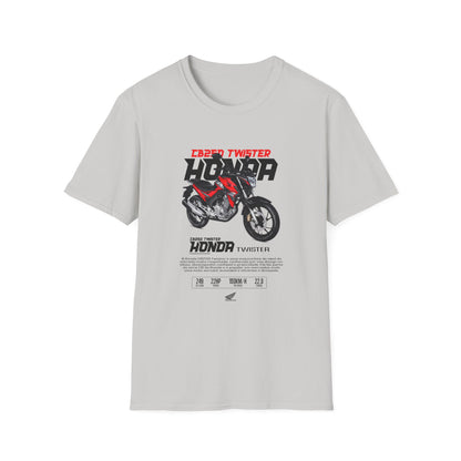 Honda Twister Unisex Softstyle T-Shirt - Motorcycle Enthusiast Graphic Tee - CreativeRino