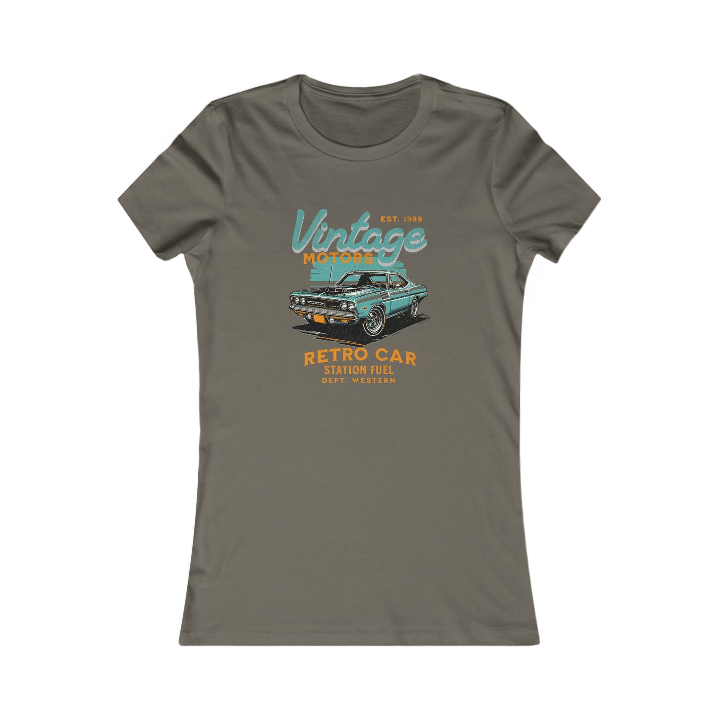 Vintage Retro Car Graphic Tee for Women - Classic Style T-shirt for Car Enthusiasts - CreativeRino