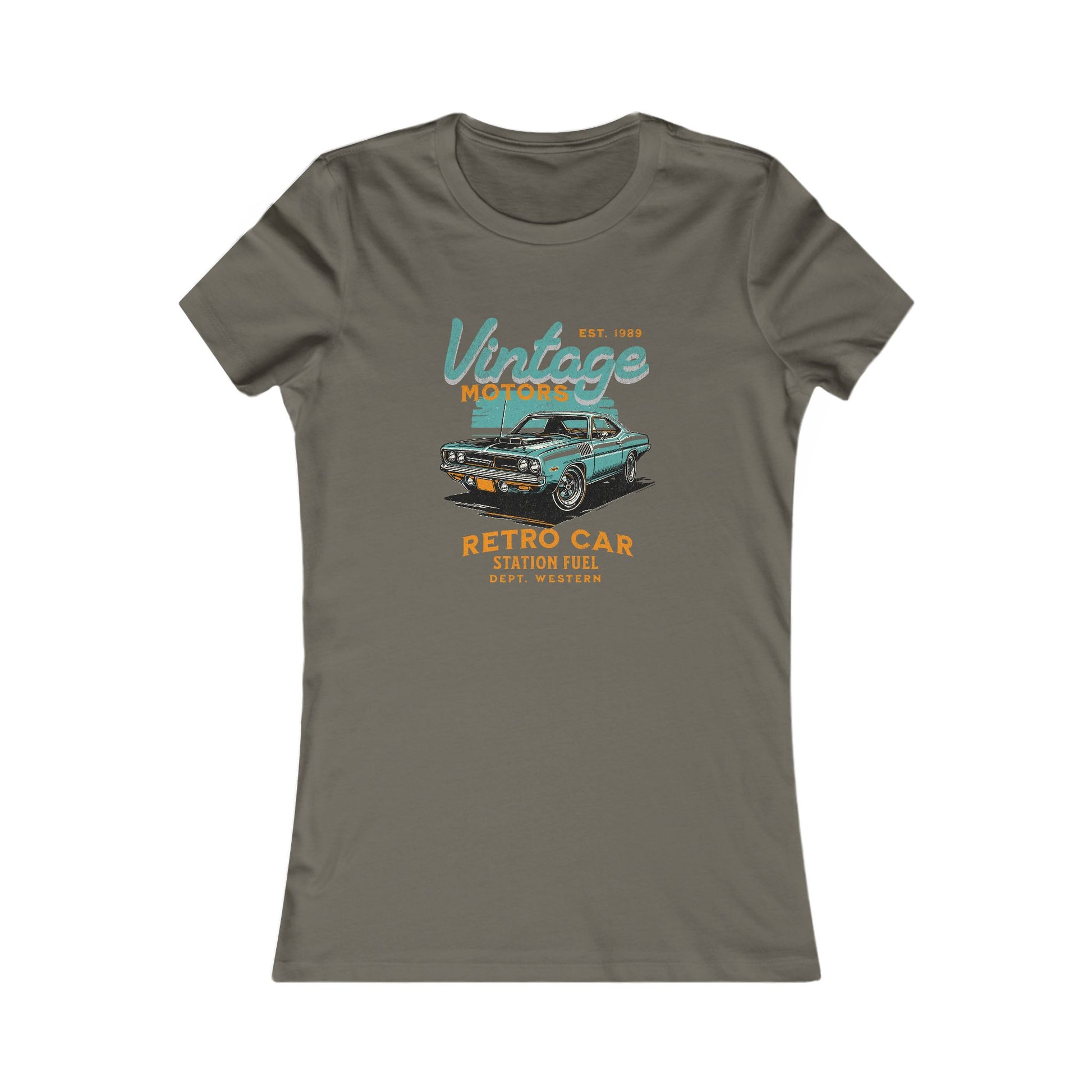 Vintage Retro Car Graphic Tee for Women - Classic Style T-shirt for Car Enthusiasts - CreativeRino