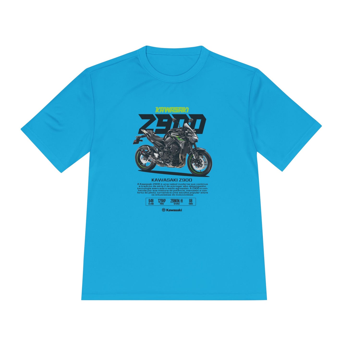 Kawasaki Z900 Unisex Moisture-Wicking Tee - Perfect T-shirt for Motorcycle Enthusiasts - CreativeRino