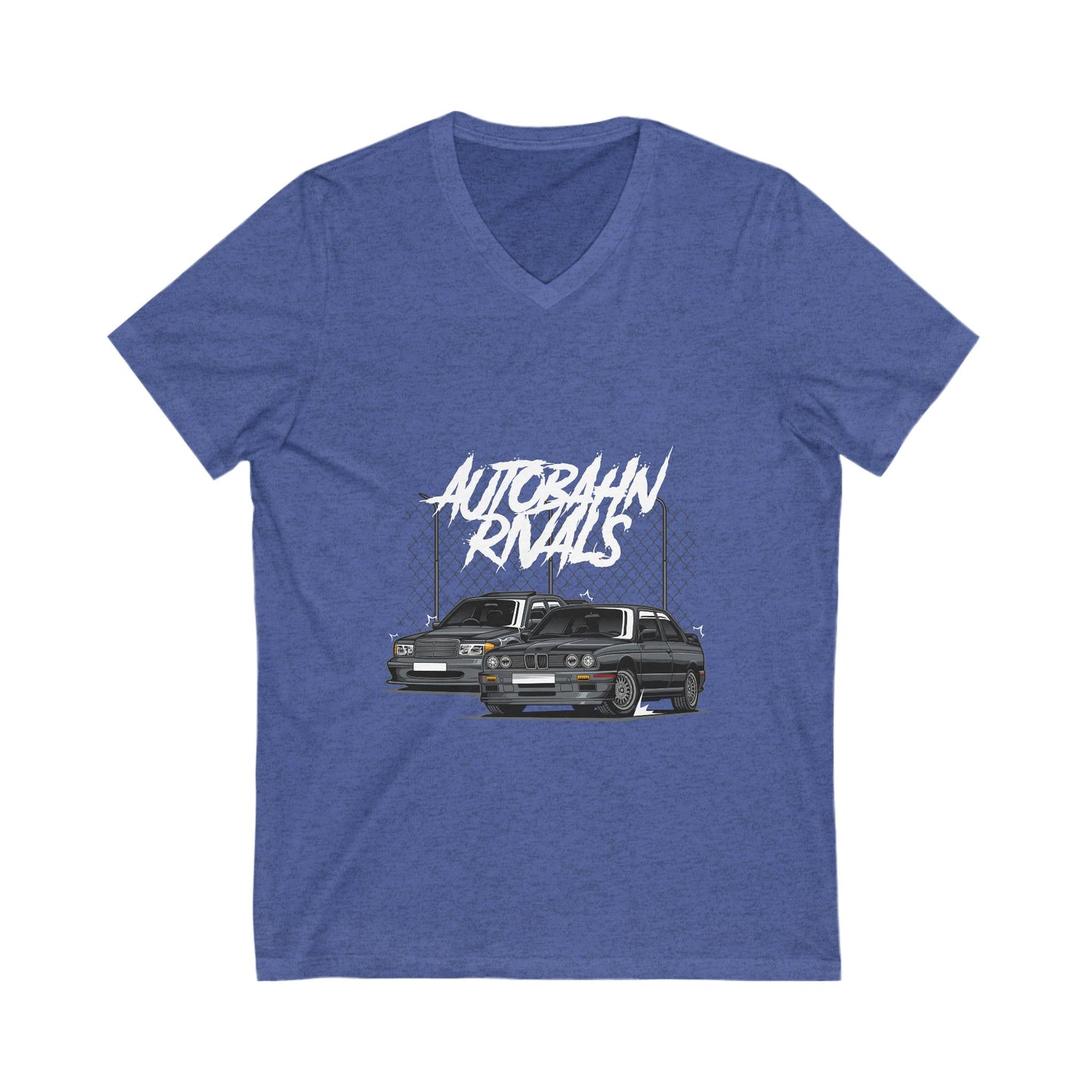 AUTOMAN RIVALS Unisex V-Neck Tee - CreativeRino
