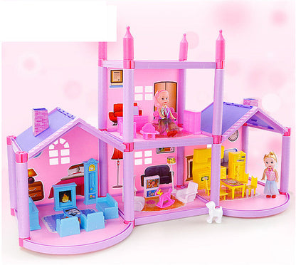 Doll House Villa DIY Assembled House CreativeRino
