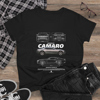 Chevrolet Camaro Women's Tee - Classic Car T-shirt - CreativeRino