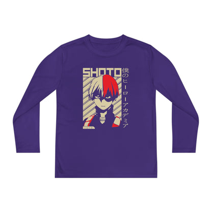 My Hero Academia Youth Long Sleeve Competitor Tee - Shoto Inspired Anime T-shirt - CreativeRino