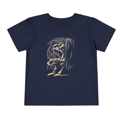 Anime Toddler Short Sleeve Tee - Attack on Titan Graphic T-shirt for Kids - CreativeRino