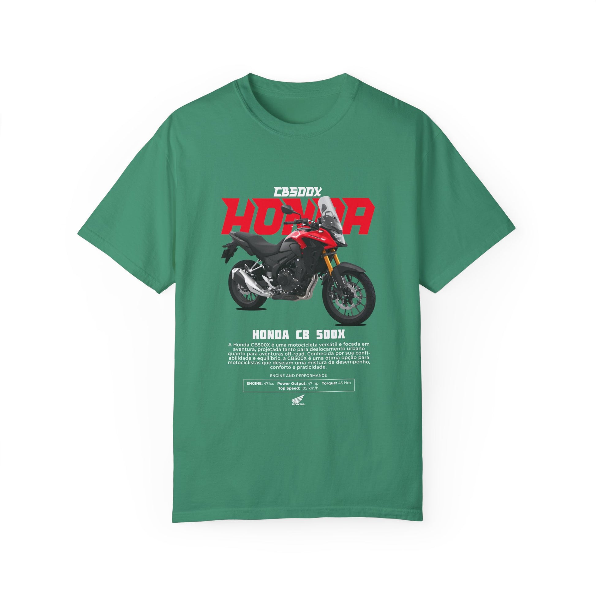 Honda CB500X Unisex Motorcycle T-Shirt - Vintage Style Graphic Tee - CreativeRino