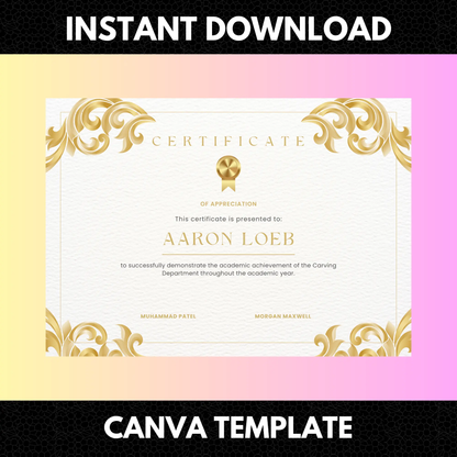 Certificate of Appreciation Template | Appreciation Certificate - CreativeRino