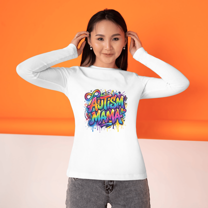 Autism Mama PNG | Autism Awareness Sublimation Design | Coquette Faux Yarn Puzzle Rainbow Graffiti Designs CreativeRino