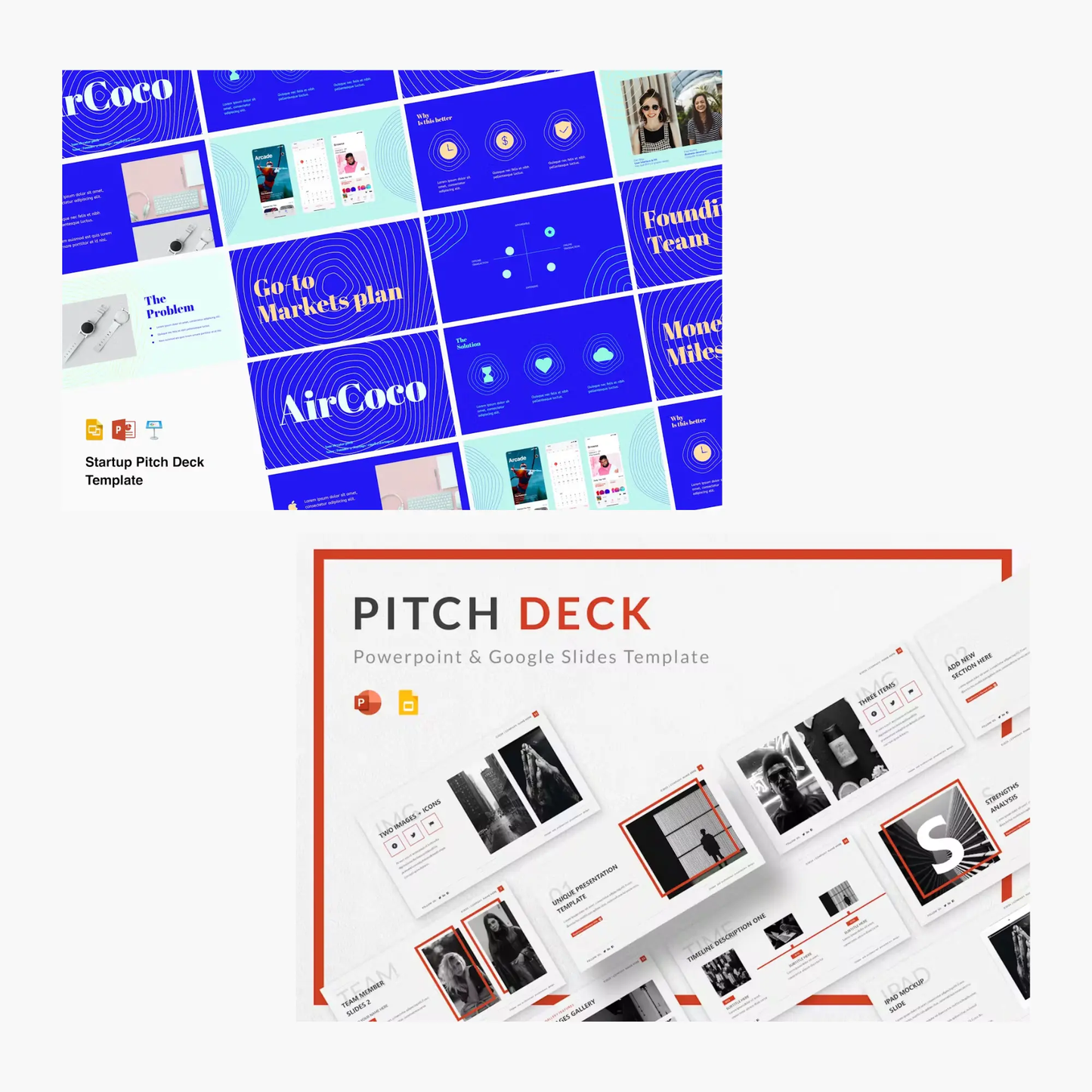10 Pitch Deck Google Slides and Powerpoint Presentation Template Bundle - CreativeRino