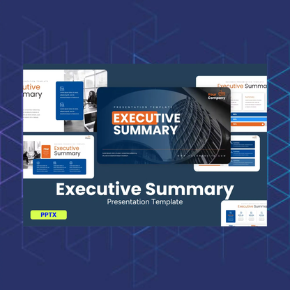 4 Executive Summary Infographics Powerpoint Template Bundle CreativeRino