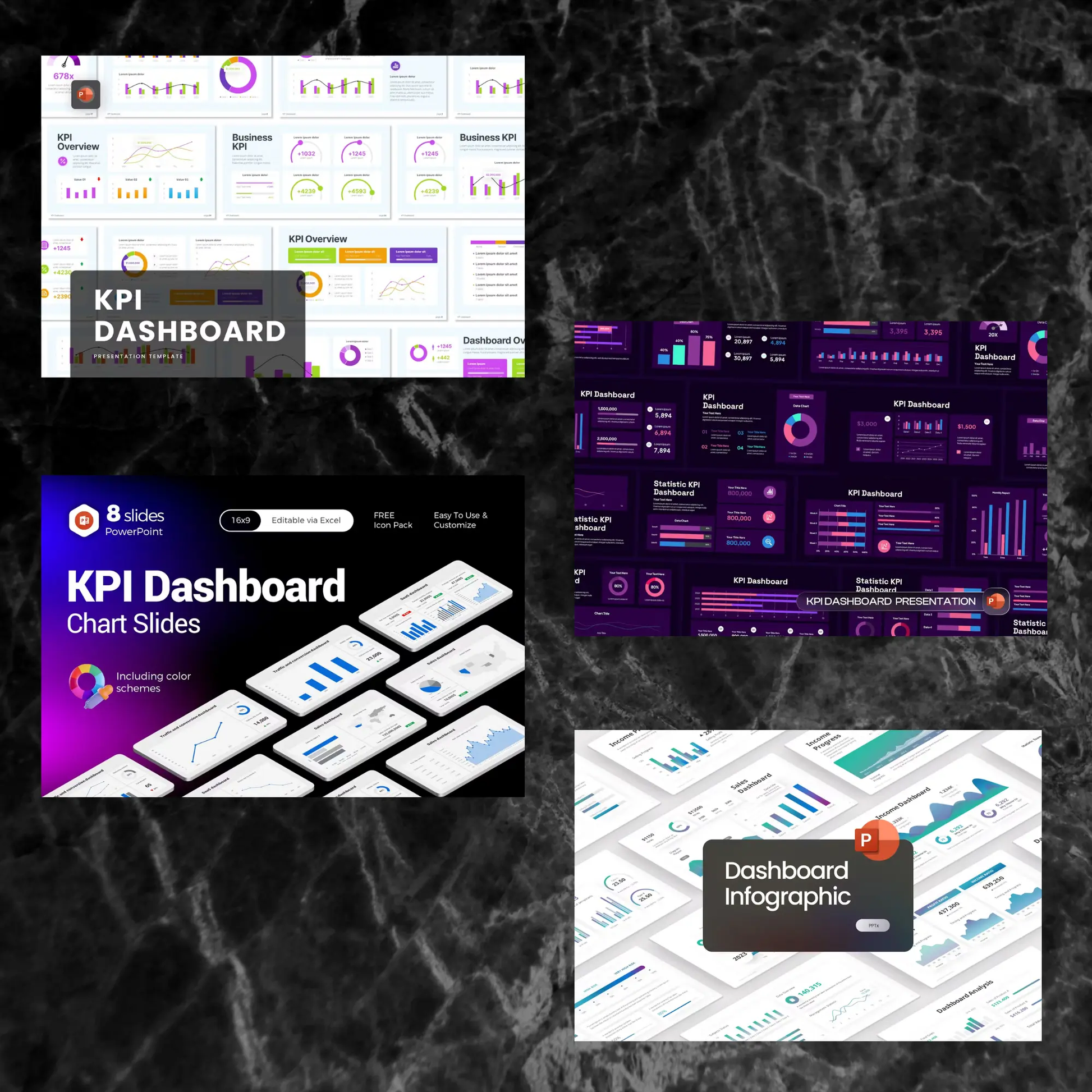 20 KPI Dashboard Powerpoint Presentation Template Bundle CreativeRino