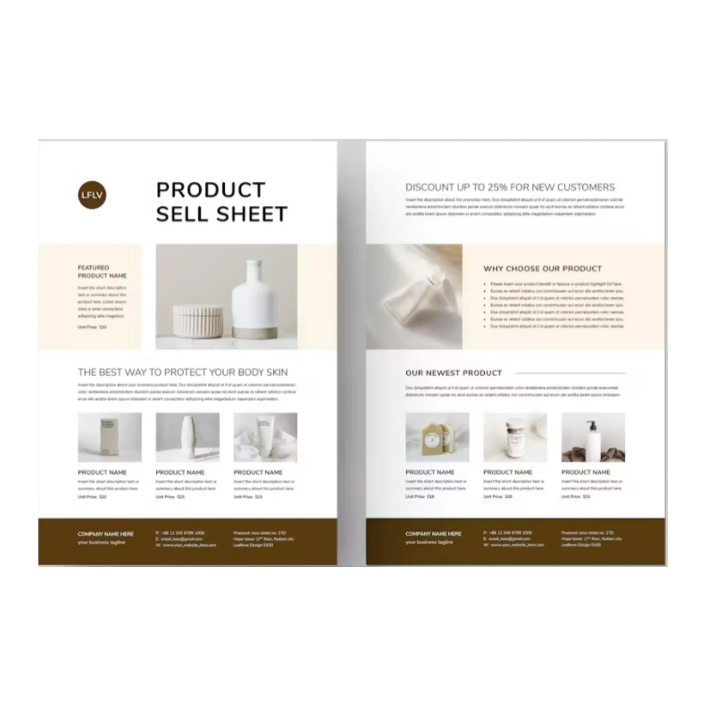 3 Product Sheet Template Bundle | Product Specification Sheet Template| Product Sell Sheet Template | Product Fact Sheet | Technical Data Sheet CreativeRino