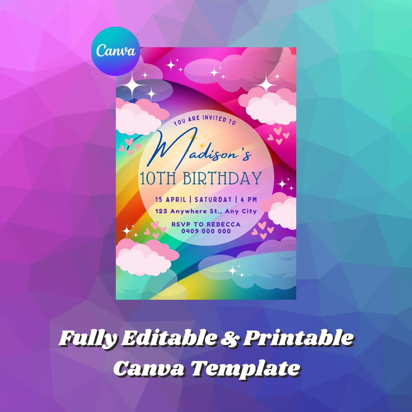 Tie Bye Birthday Invitation Template - CreativeRino