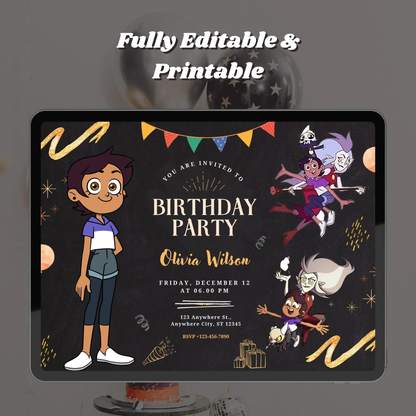 The Owl House Birthday Invitation Template - CreativeRino