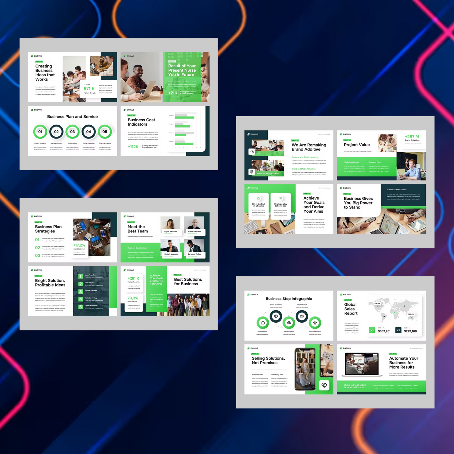 10 Project Management Powerpoint Presentation Template Bundle