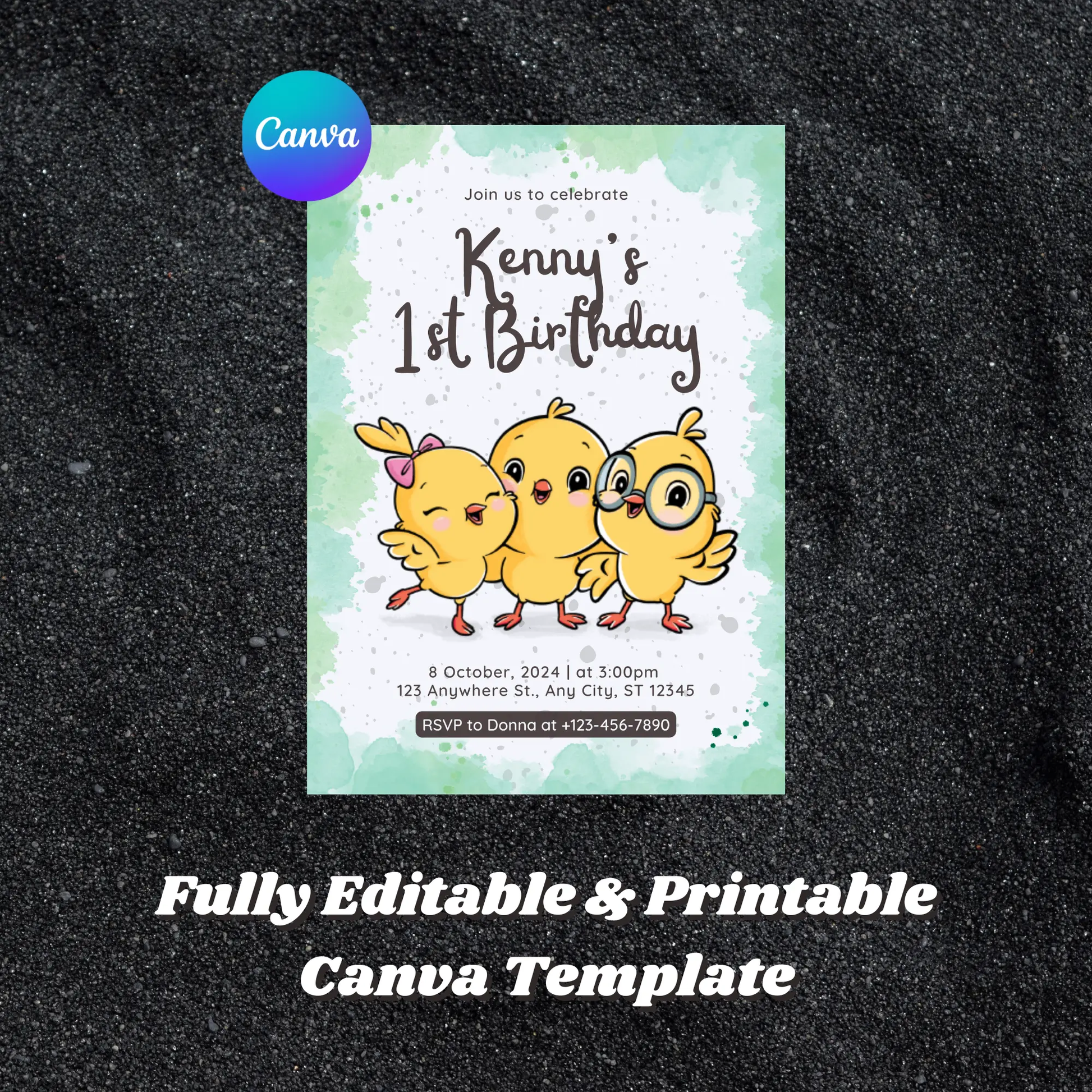 Canticos Birthday Party Invitation Template - CreativeRino