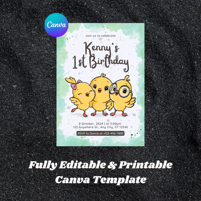 Canticos Birthday Party Invitation Template - CreativeRino
