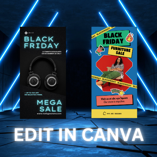 Black Friday Website Banner Template