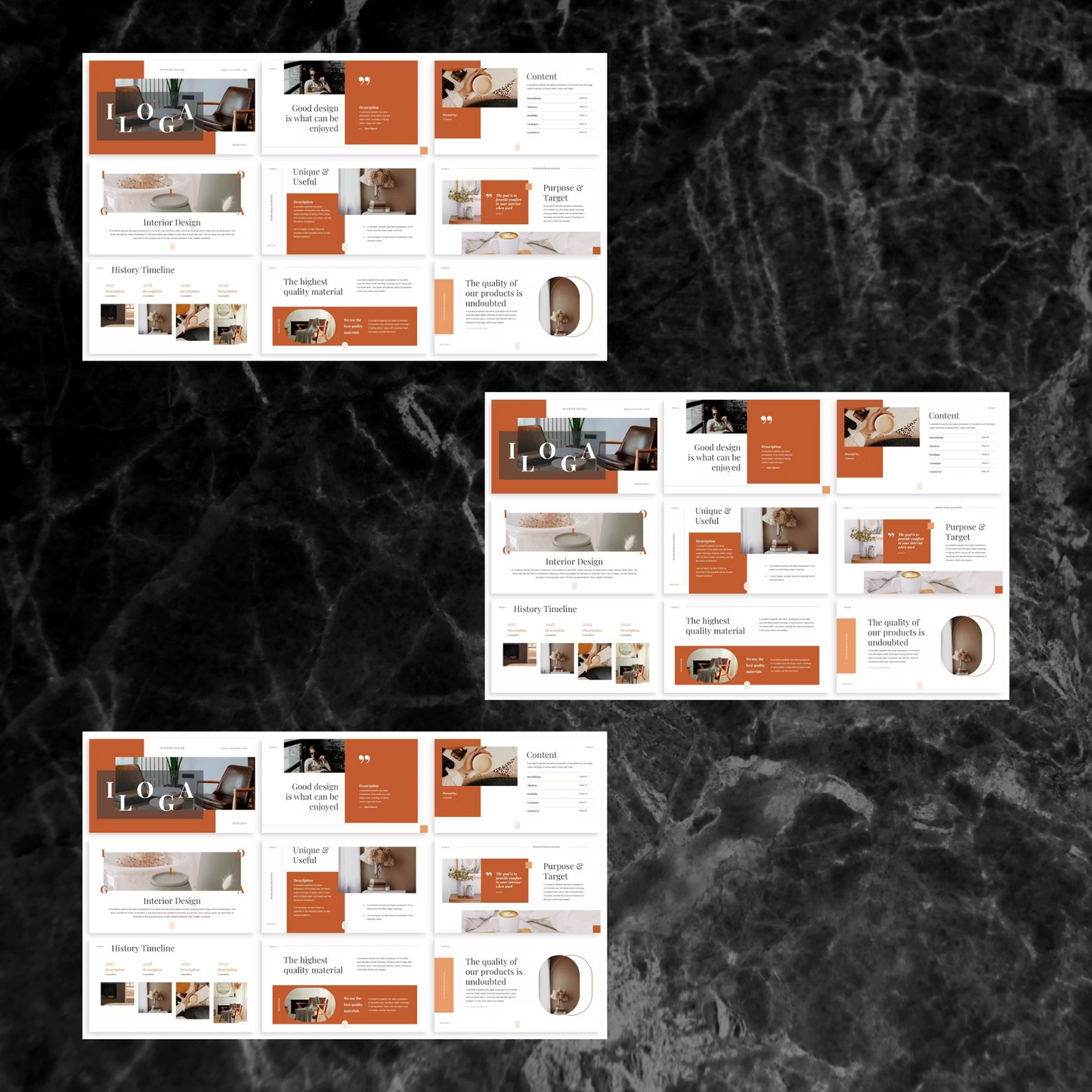 10 Interior Design Powerpoint Presentation Template Bundle