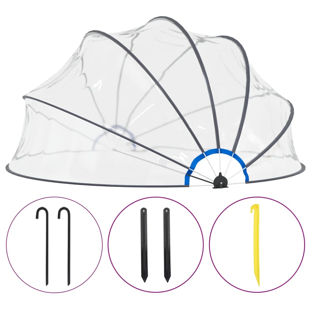 Premium Transparent Folding Pool Dome & Weather Cover CreativeRino