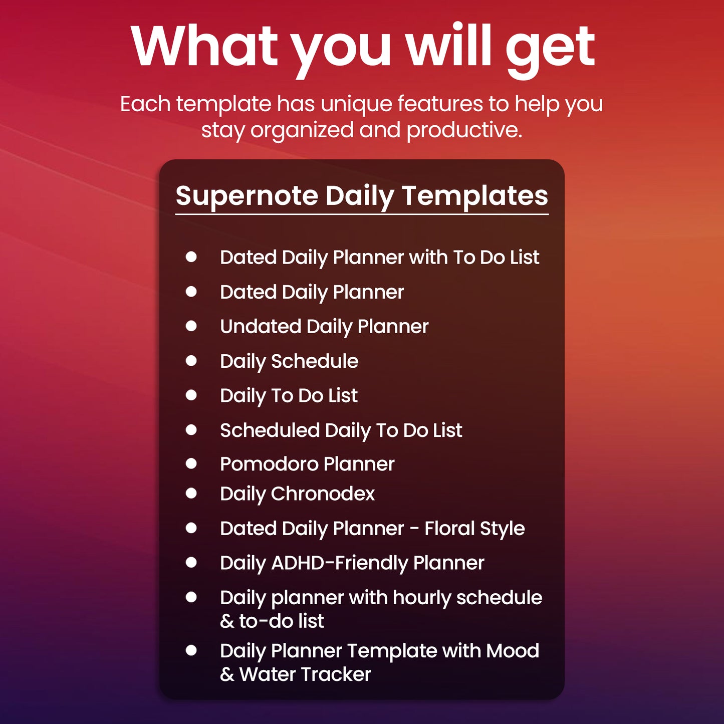 12 Supernote Daily Templates Planner Template Bundle