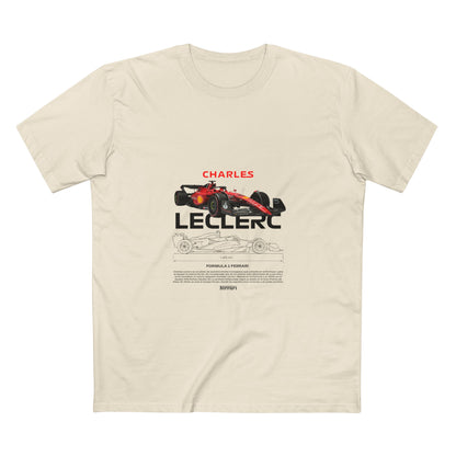 Formula 1 Charles Leclerc Adult Staple Tee - Perfect for Racing Fans - CreativeRino