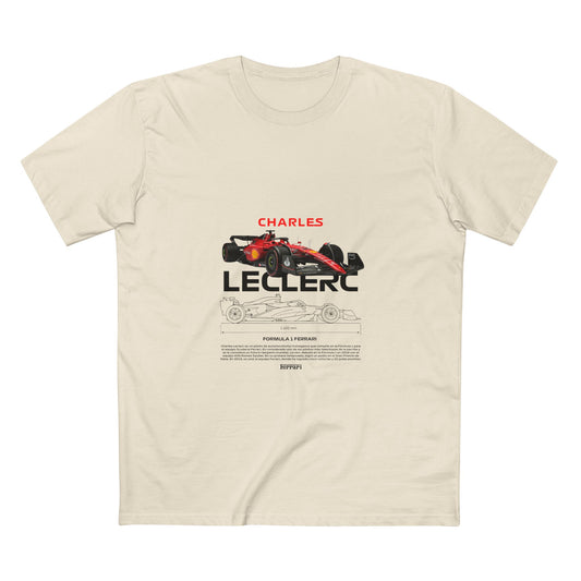 Formula 1 Charles Leclerc Adult Staple Tee - Perfect for Racing Fans - CreativeRino