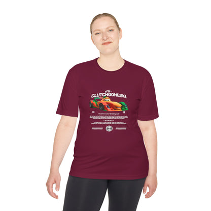 Rip Clutchgoneski Unisex Moisture Wicking Tee - Graphic T-shirt for Racing Fans - CreativeRino