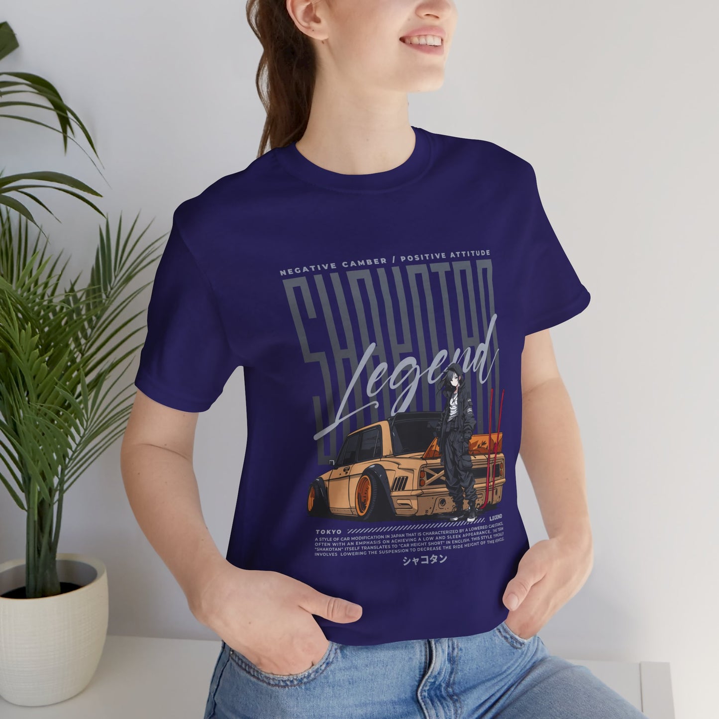 Vintage Graphic Car Tee - Negative Energy, Positive Attitude Car T-shirt - CreativeRino