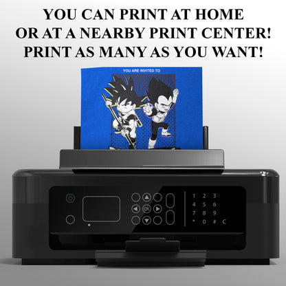 Dragonball Daima Birthday Invitation Template - CreativeRino